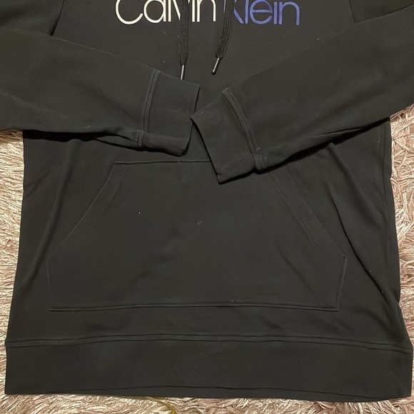 CALVIN‎ Klein Black Hoodie Sweatshirt Size Medium - Picture 2 of 8